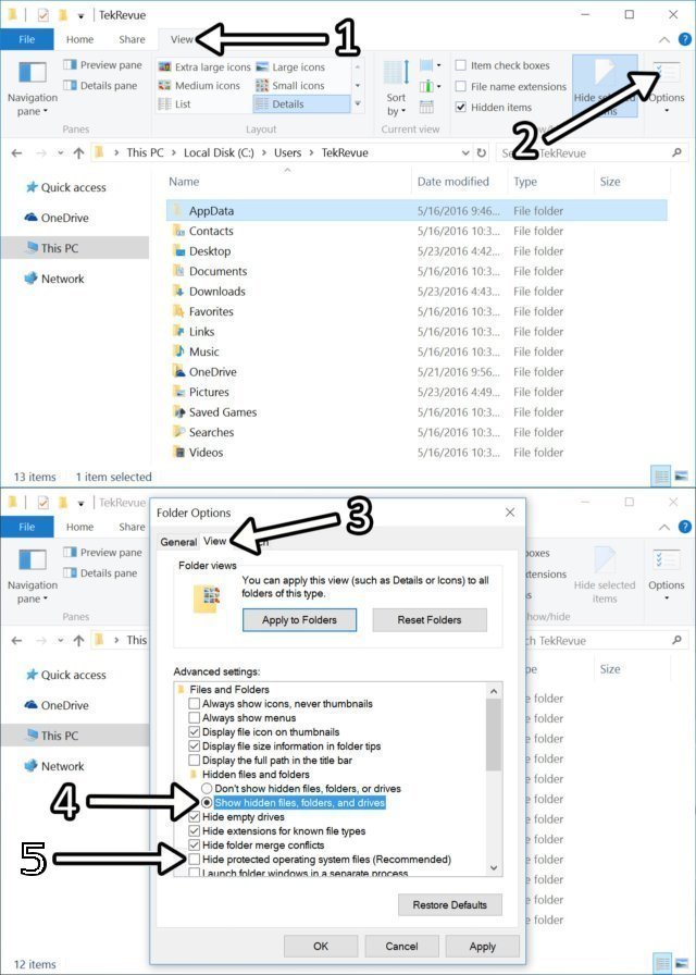 How To Show Hidden System Files And Directories On Windows 10